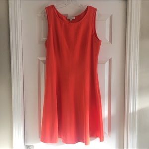 Coral sundress with beautiful detailing by LOFT
